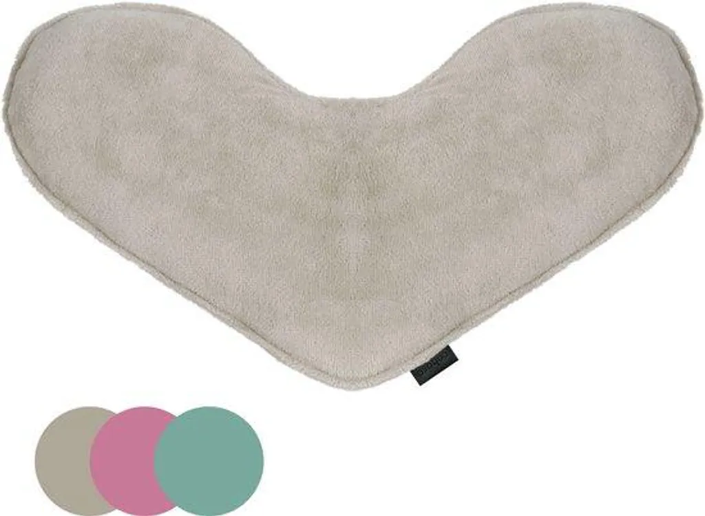 Bouillotte sèche lestée 2 kg en forme de cœur et graines de lin COHOSO