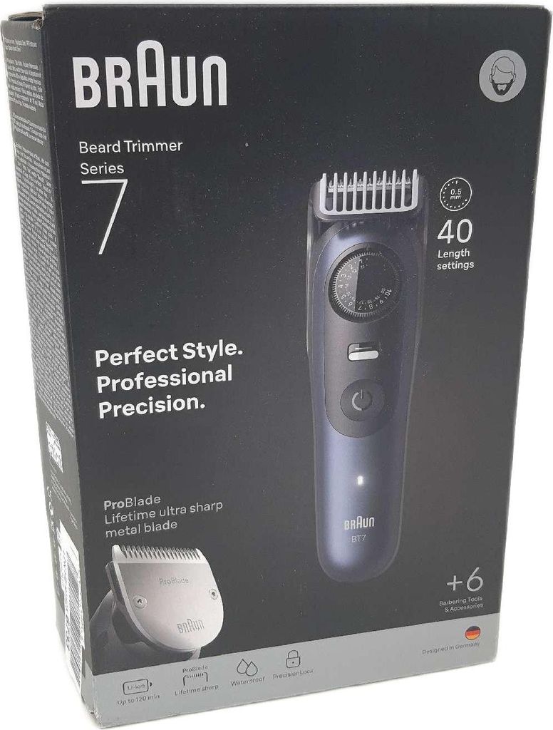 Braun Series 7 Bartschneider 6 Bartschneidewerkzeuge ProBlade Klinge Geschärft Und Hocheffizient