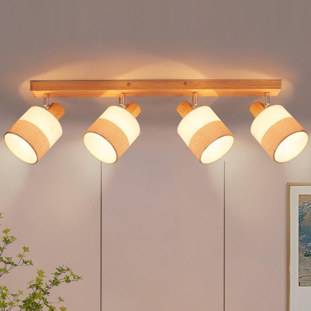 ZMH Lampa sufitowa , 4 płomienie, reflektor sufitowy E14, Zdjęcie produktu 