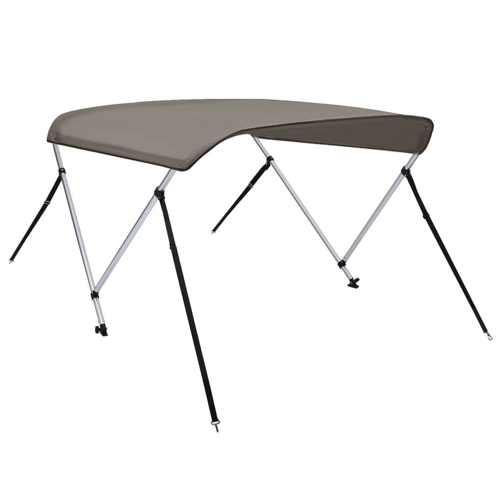 2-Bow Bimini Top Grau 150x120x110 cm