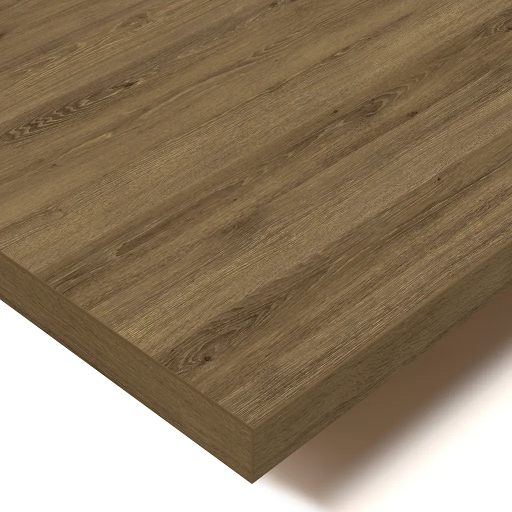 Piano Scrivania Gaming POKAR 140x70 Rovere Davos Extra Solid 25mm - 1
