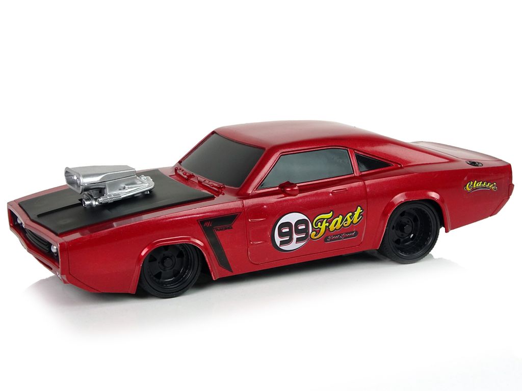 Lean Toys Auto R/C Naklejki Sportowe 1:20 Czerwone Pilot