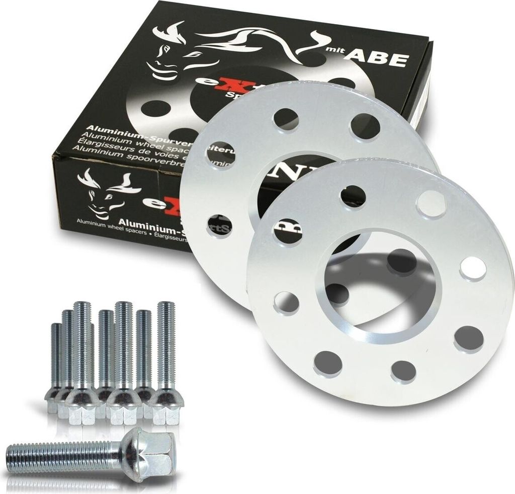 JOM eXtrem SportSpacer 5mm Spurverbreiterung Spurplatte 5-Loch 100 112mm LK für SKODA ROOMSTER Praktik (5J) Fabia I Praktik (6Y5)