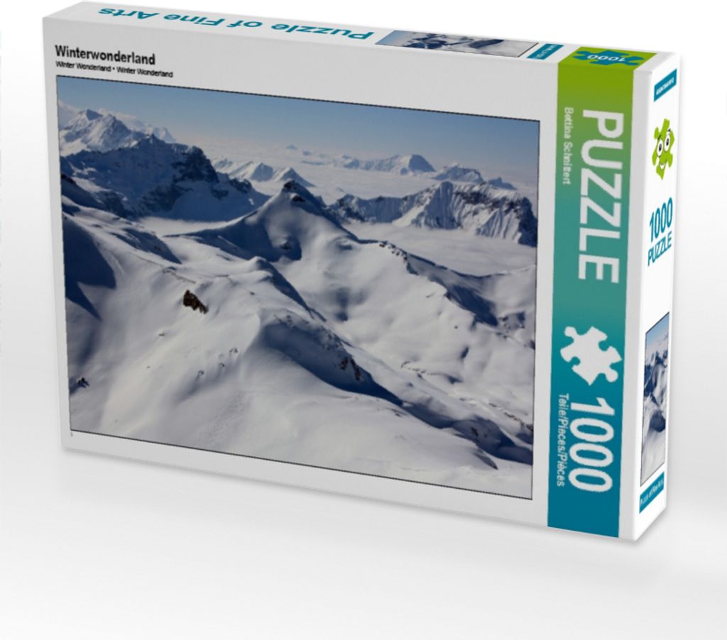 Calvendo Winterwonderland 1000 Teile Puzzle quer 640x480mm, Schnittert Bettina; 7426946