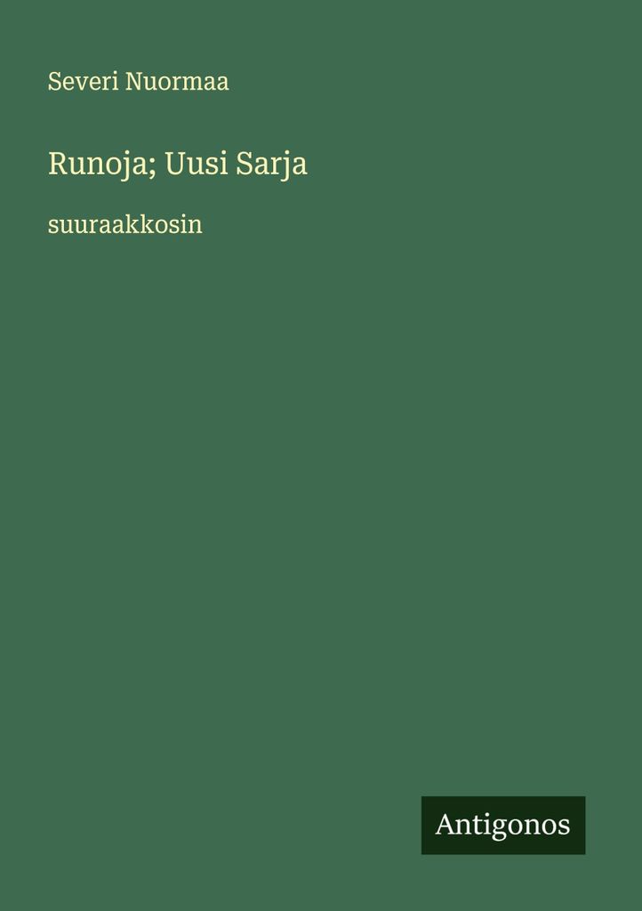 Runoja Uusi Sarja