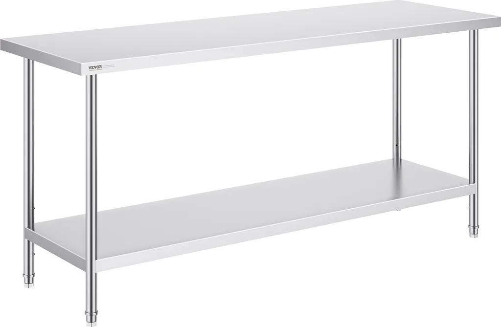 Table de travail inox stable pour optimiser votre espace de cuisine