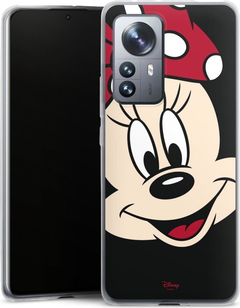 DeinDesign Slim Hülle für Xiaomi 12 Pro 5G Silikon Case Ultra Dünn Handyhülle Disney Minnie Mouse Offizielles Lizenzprodukt