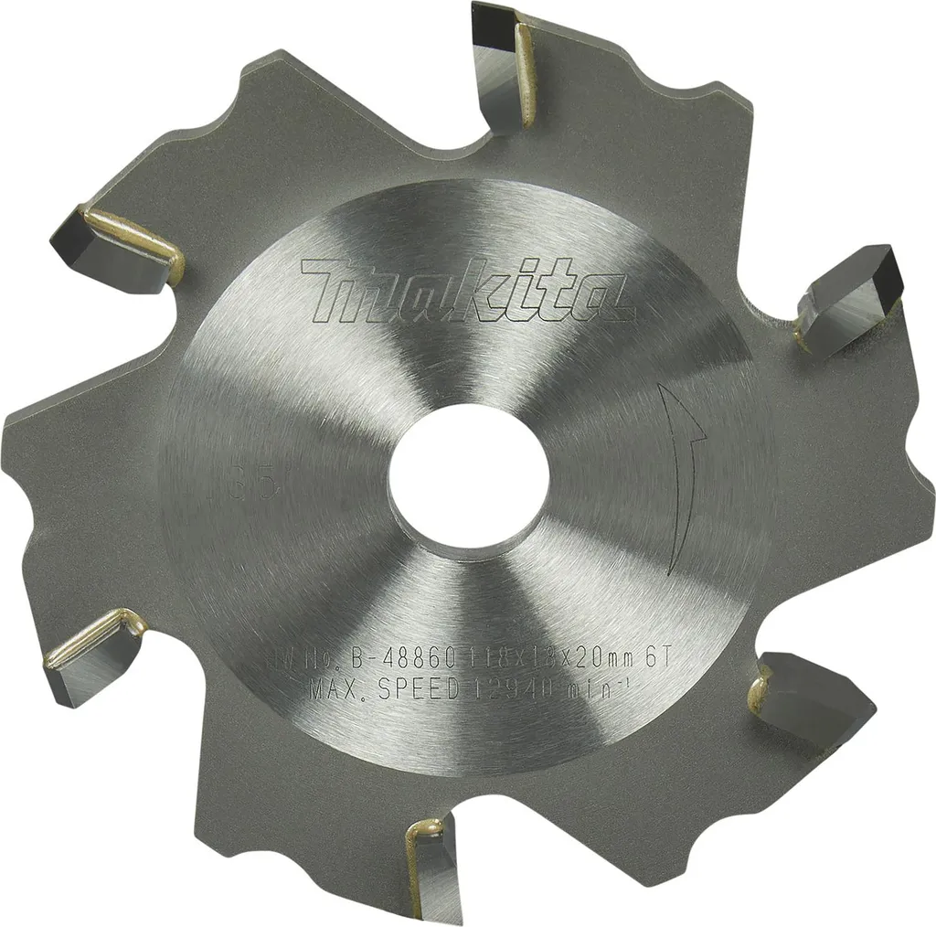 Fraise HM Makita 135° 118 mm pour pliage net de panneaux composites alu