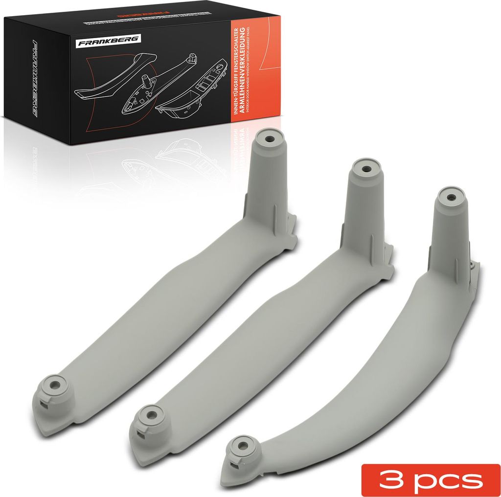 Frankberg 3x Türgriff Innenausstattung Beidseitig für BMW X5 X6 E70 E71 E72 xDrive 2006-2014