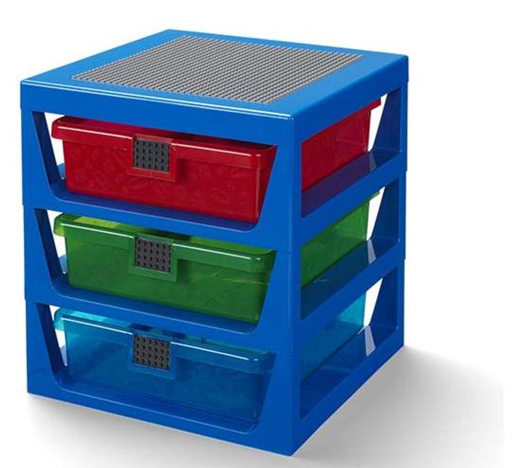 LEGO 40950002 Cassettiera LEGO 3 cassetti, 3 cassetti, blu Immagine del prodotto 