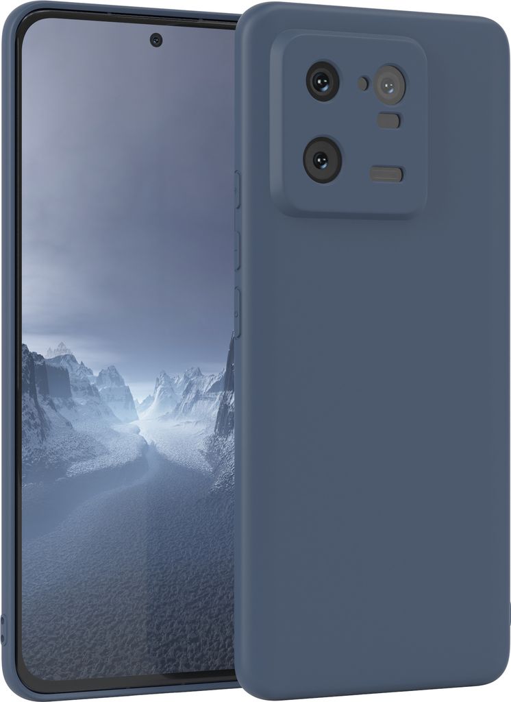 EAZY CASE - TPU Hülle für Xiaomi 13 Pro, TPU Case stoßfeste Handyhülle, weiches Cover mit Kameraschutz, Silikonhülle in Dunkelblau