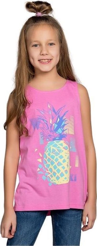 Mädchen Tanktop Ananas - Rosa - 158