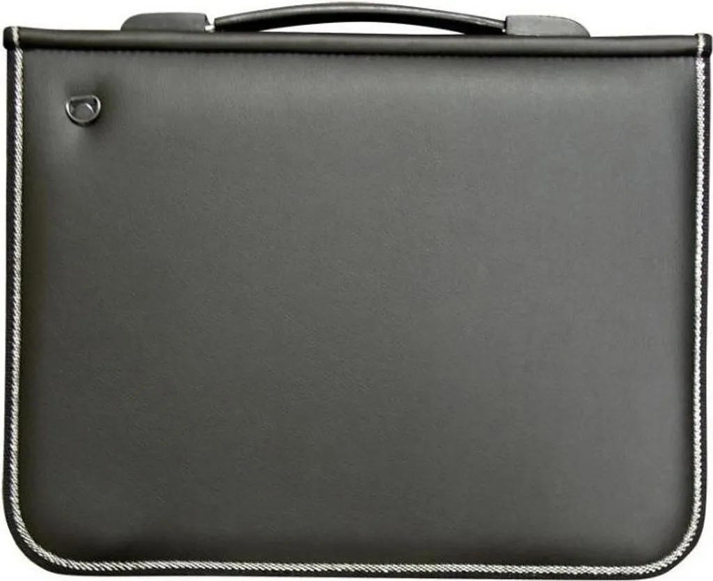 Book de présentation A3 rigide noir Mapac avec rangements et bandoulière