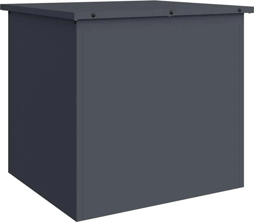 vidaXL Contenitore Esterno Acciaio Antracite 55x50,5x50 cm | Baule Giardino