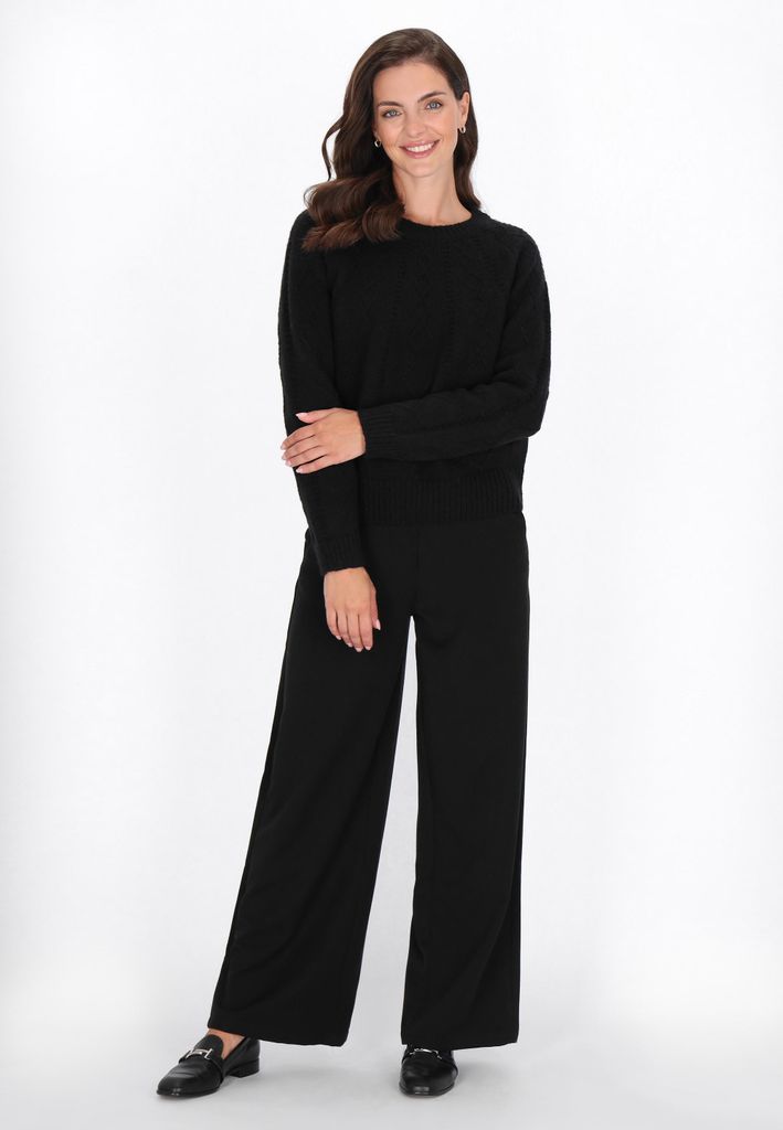 EVERA Damen Pullover - Schwarz, XL/XXL