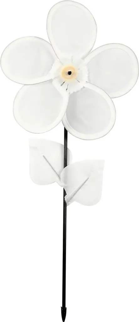 Moulin à vent fleur 20 cm - Égayez votre balcon gris en un geste simple