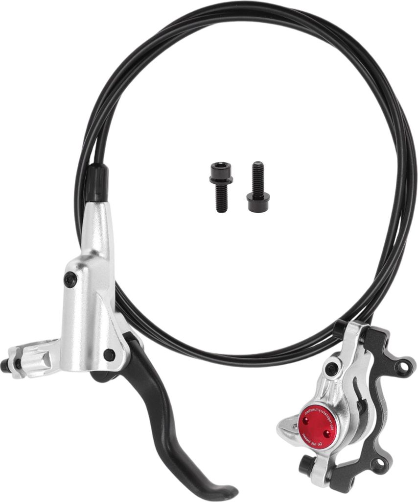 1 Satz Fahrrad Bremszubehör, Aluminiumlegierung Bremsgriff, Hinterer Linker Bremshebel Und 1450mm Bremsseil Für Rennrad MTB, Silberton