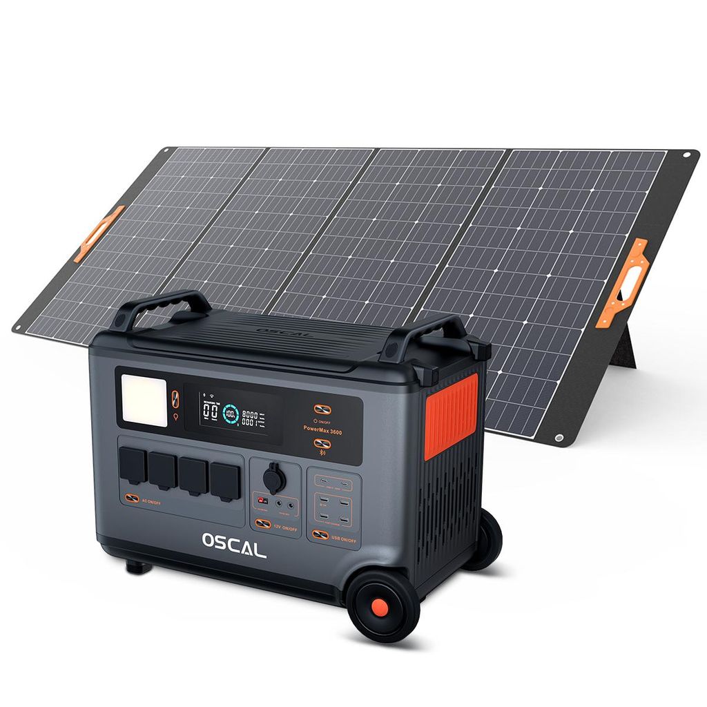 OSCAL PowerMax 3600 přenosné solární úložiště 3600Wh + Obrázek produktu 