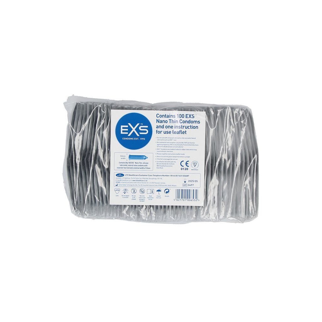 EXS Nano Thin - Preservativi - 100 pezzi Immagine del prodotto 