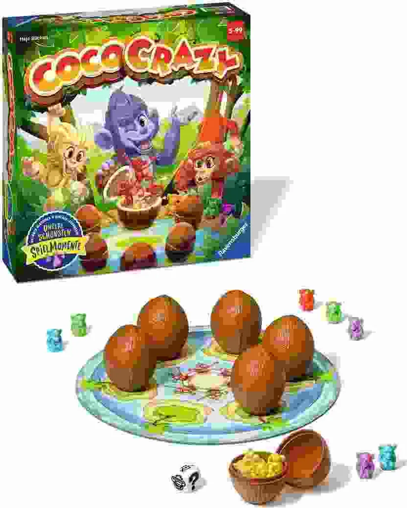 Coco Crazy avec Noix de Coco Mobiles - Jeu Interactif de 2 à 6 Joueurs - 3