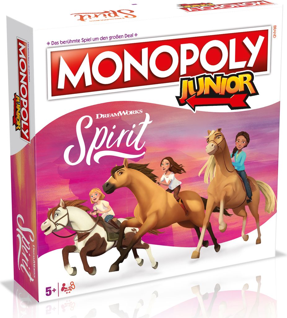 Monopoly Junior - Spirit - Riding Free Spiel Gesellschaftsspiel Brettspiel deutsch