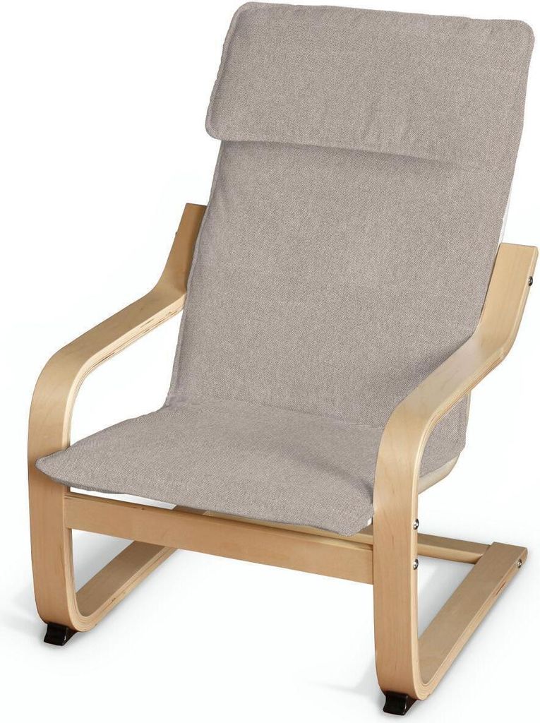 Dekoria Kissen für den Kindersessel Poäng, beige-grau, Poäng Kindersessel