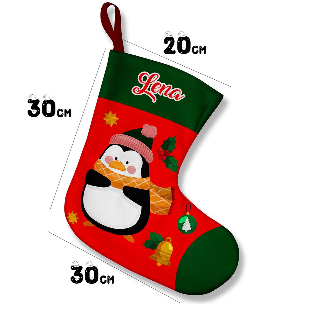 Weihnachtsstrümpfe Set – Silber & Türkis, 85 Zoll Groß, Mit Schneeflocken-Motiv