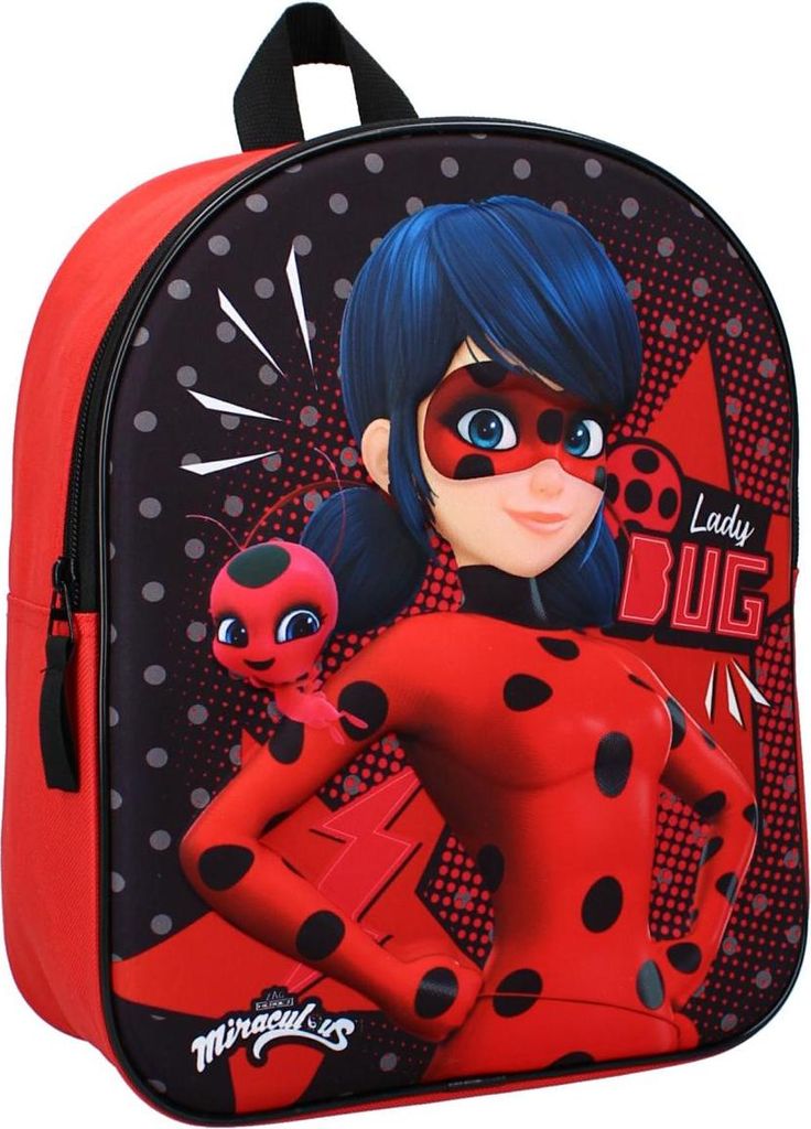 Vadobag 3D Kinderrucksack 9 Liter Miraculous Friends Around Produktbild 