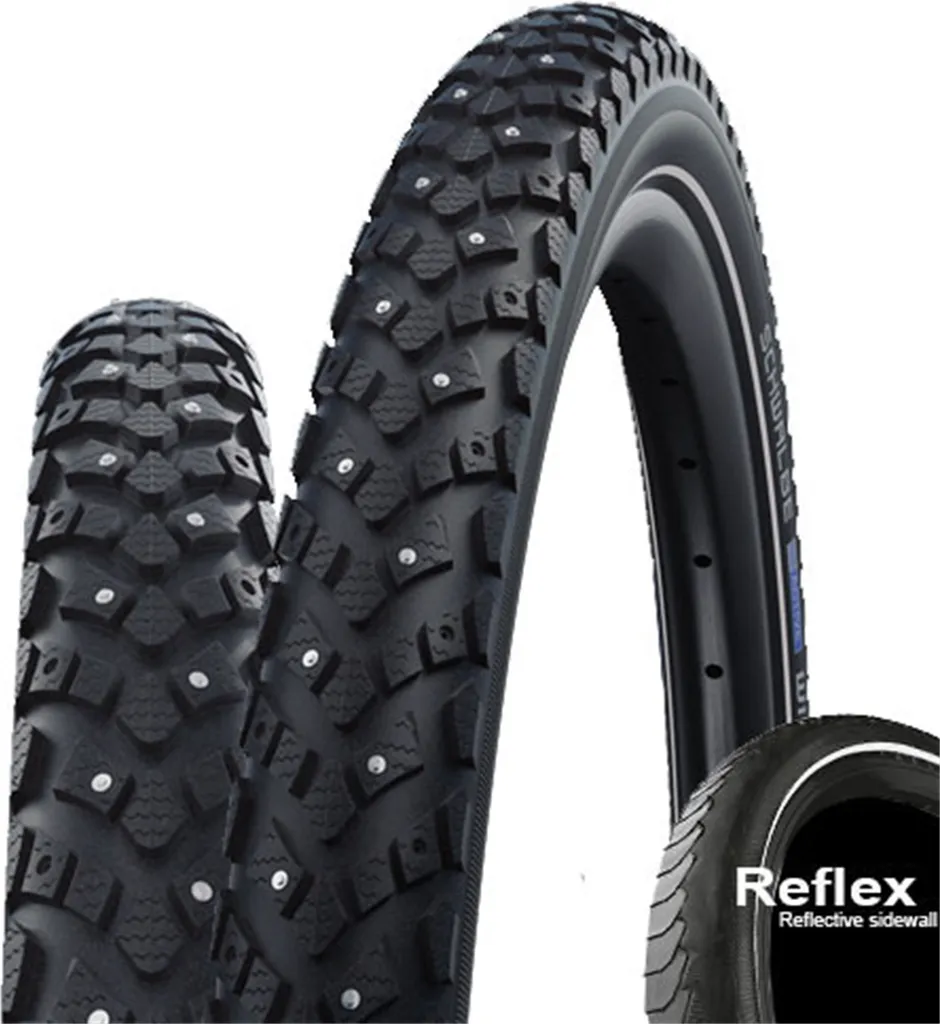 Pneu Vélo Hiver 40-635 Schwalbe Reflex avec Protection Anti-Verglas