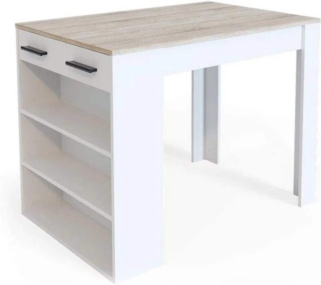 Table de salle à manger compacte : gagnez de la place avec rangement