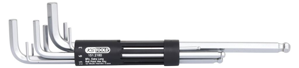 KS Tools 3 in 1 Innen6kant-Winkelstiftschlüssel-Satz,8-tlg Produktbild 