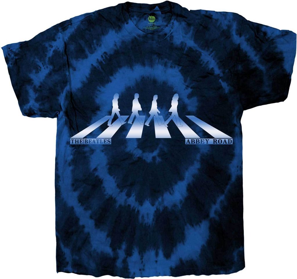 The Beatles - "Abbey Road Crossing Gradient" T-Shirt für Herren/Damen Uni RO3957 (XXL) (Blau)
