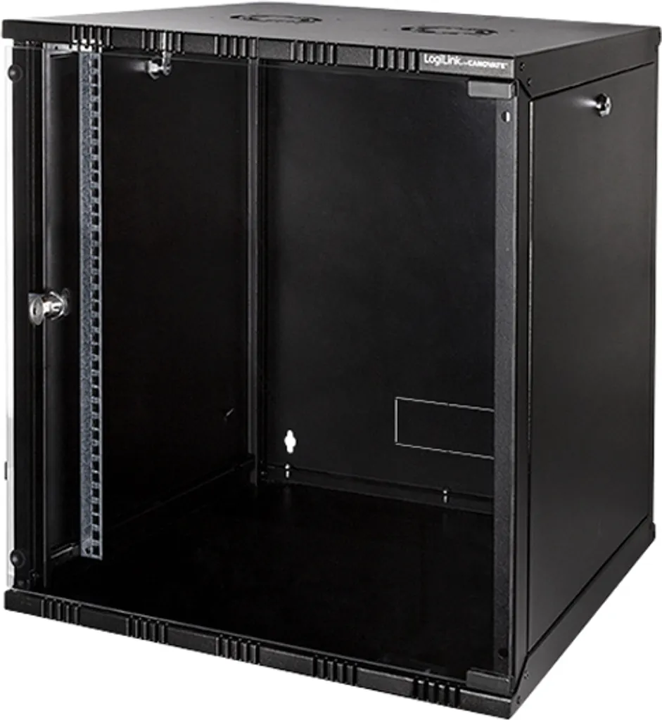 Armoire murale 19" gain de place pour bureau et réseau domestique