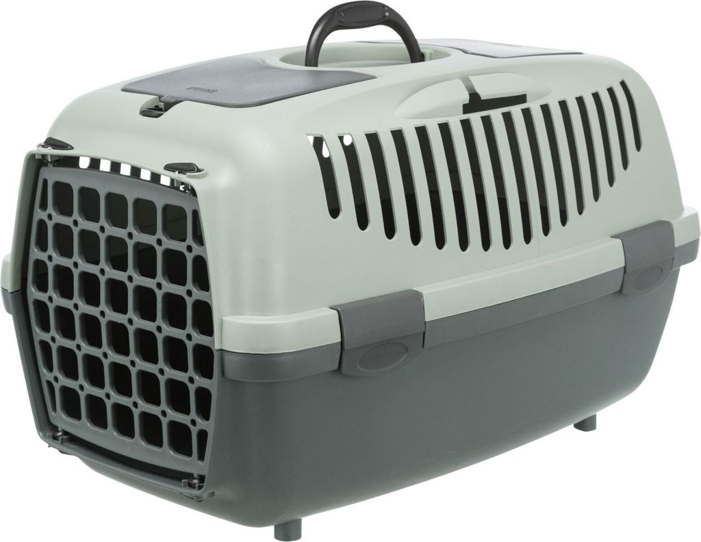 TRIXIE Transportbox Capri - anthrazit/grau-grün - 40 × 38 × Produktbild 