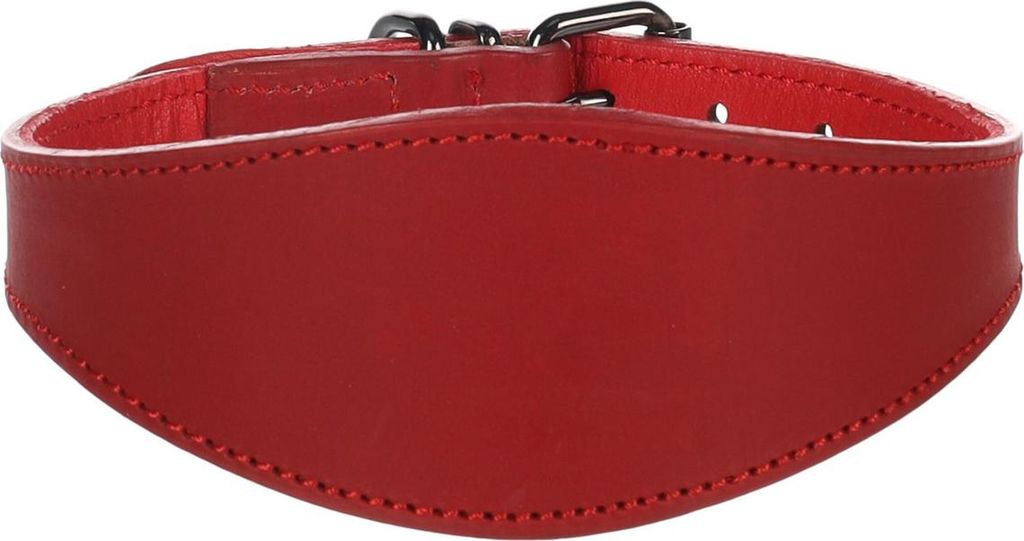 Flamingo Halsband Windhund Denver rot, Größe: M / Breite: 55 mm