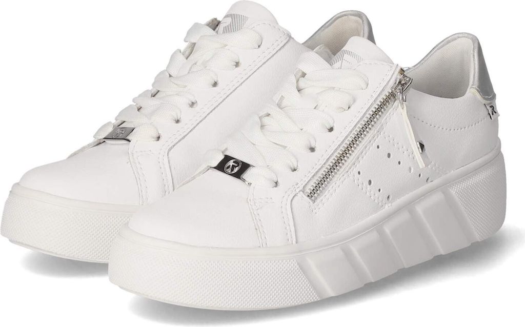 Rieker Sportliche Schnürschuhe Damen 31393933363532 Weiß 43 EU