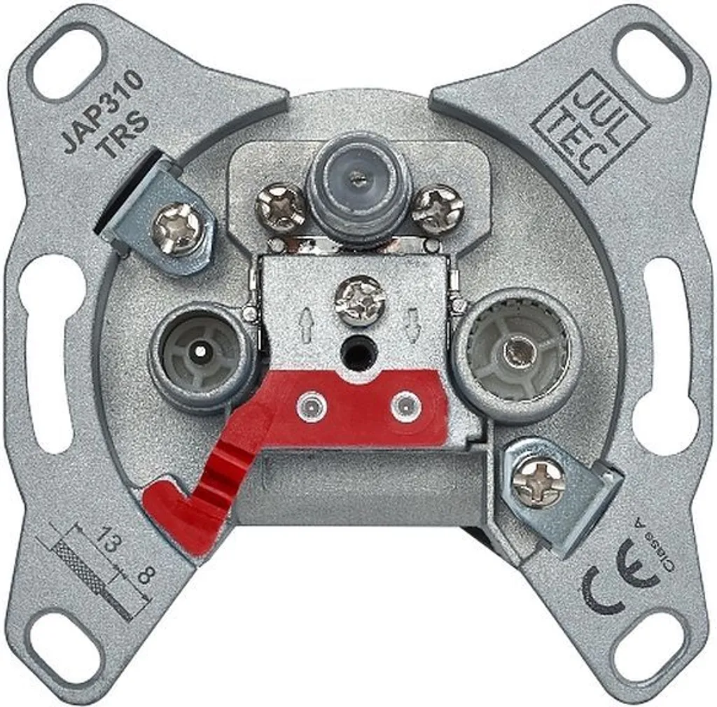 Prise d'antenne de passage programmable Jultec JAP310TRS -10dB