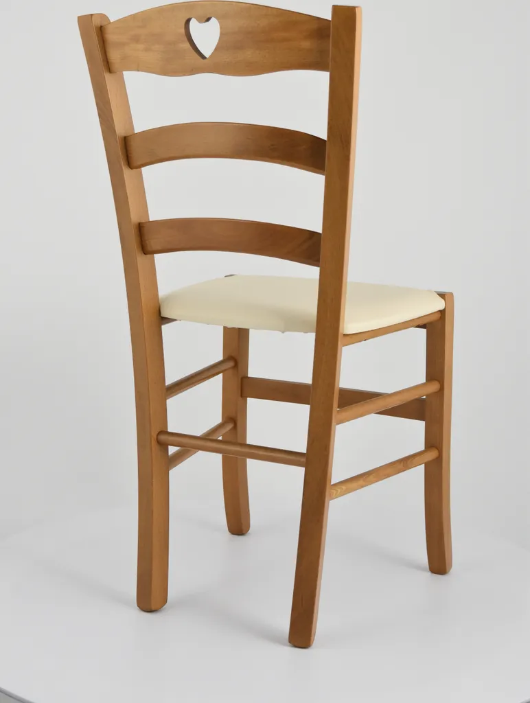 Offerta Sedia Cuore Tommychairs Rovere e Avorio - Già Assemblata - 5