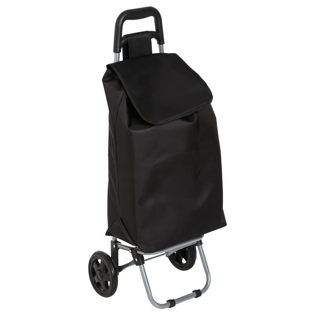 Trolley Spesa Moderno 5five Simply Smart 117012 Nero in Acciaio