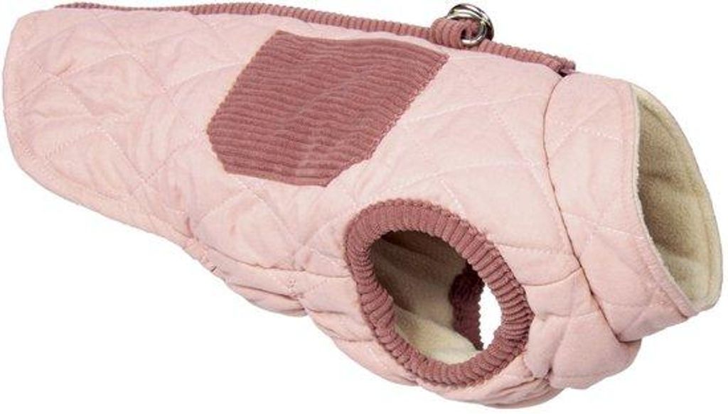 Wollene Winterjacke für kleine Hunde, Katzen und Hundebrüder - Einäugiges Sweatshirt, rosa - Größe M (Brustumfang 40-44 cm, Rückenlänge 28 c...