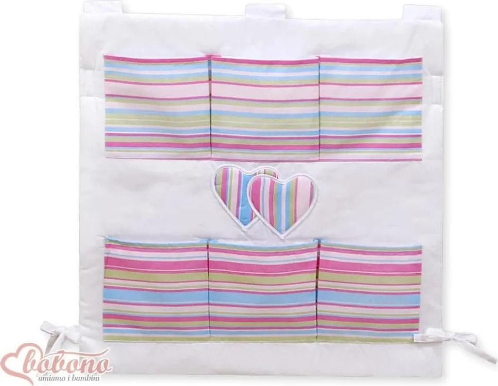 Tasca Portaoggetti Lettino: Organizer 6 Tasche Sicuro per Neonati e Bimbi