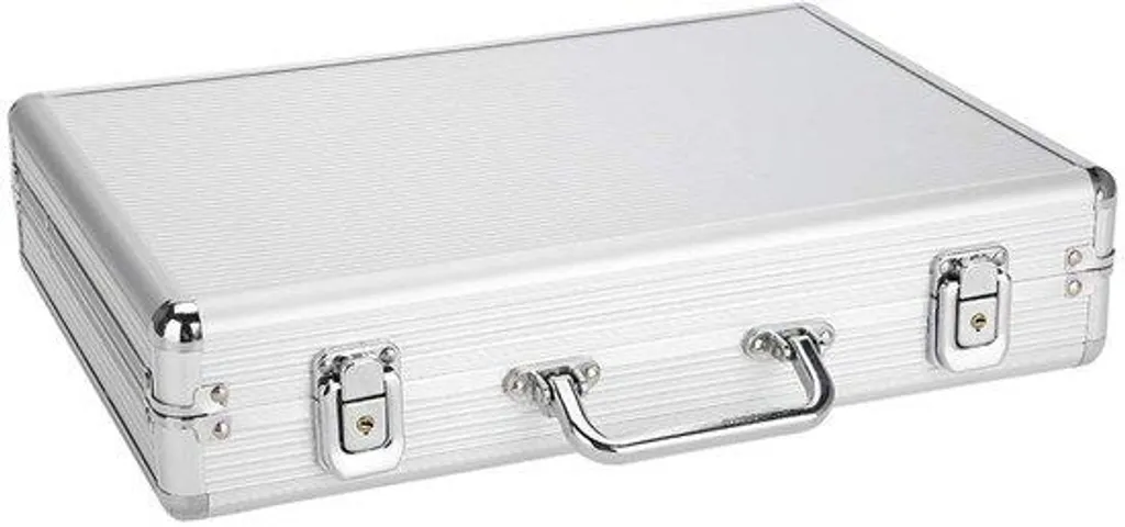 Coffret de rangement pour 24 montres en aluminium noir de haute qualité