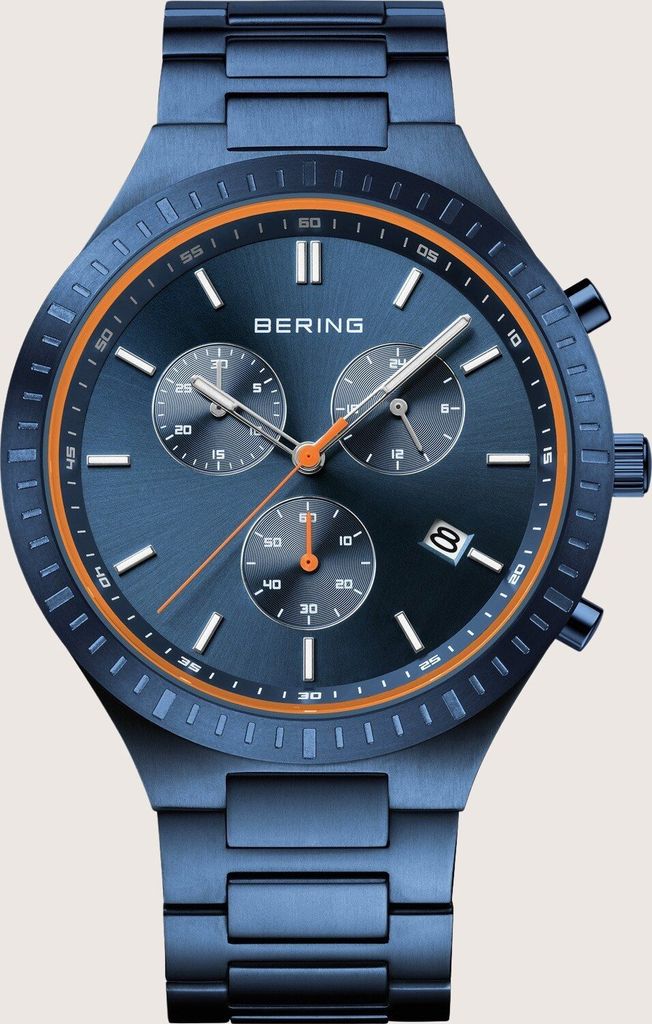 Bering 11743-797 Titanium Chronograph Herrenuhr 43mm 5ATM