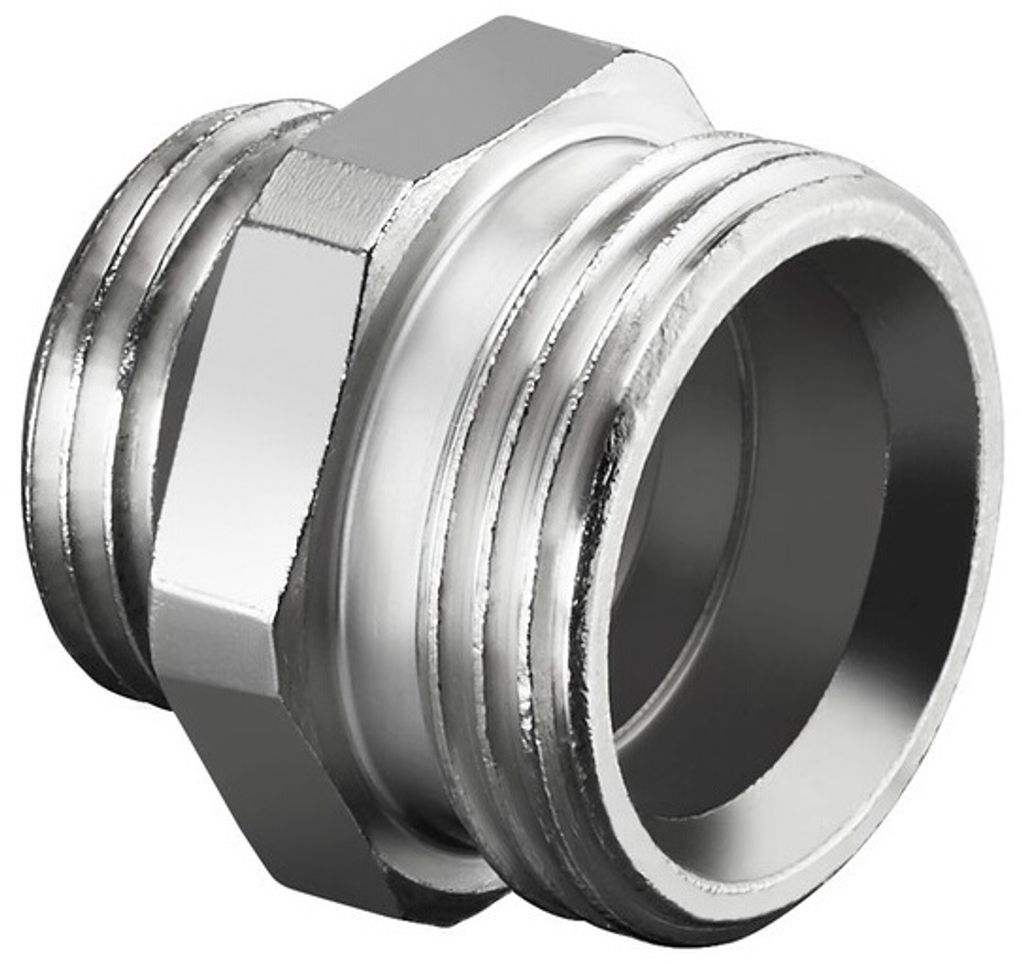 Oventrop Einschraubstutzen 1/2'' x 3/4'' konisch vernickelt Produktbild 