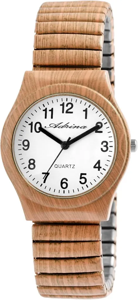 Elegante orologio da donna con cinturino a strappo in acciaio inossidabile, cifre grandi, vetro minerale antigraffio, movimento al quarzo preciso, cinturino flessibile, perfetta idea regalo