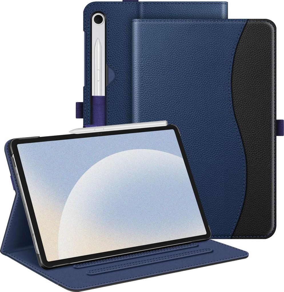 Fintie Hülle für Samsung Galaxy Tab S10 Lite/S10 FE/S9 FE 10.9" & S9 11" Tablet, Multi-Winkel Folio Schutzhülle mit Dokumentenfach und Auto Schl...