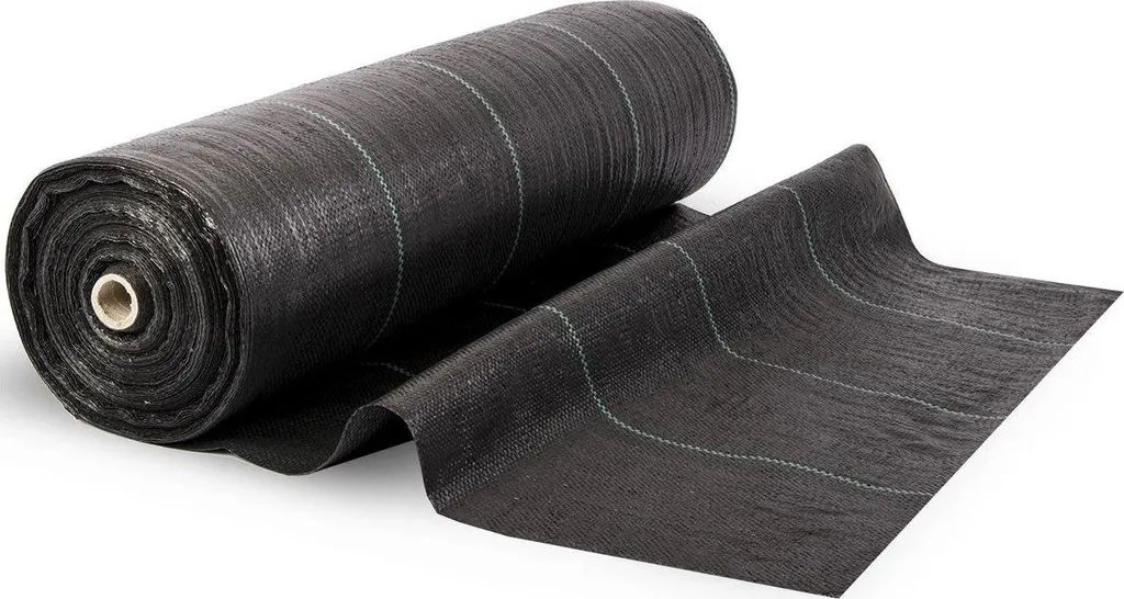 Toile anti-racines 1,6m x 100m perméable - Feutre de paillage robuste