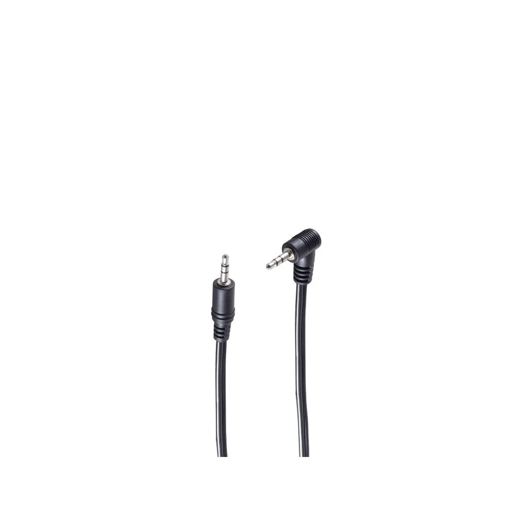 Évitez de plier vos câbles avec ce Jack 3,5mm Coudé Stéréo 1,5m Noir