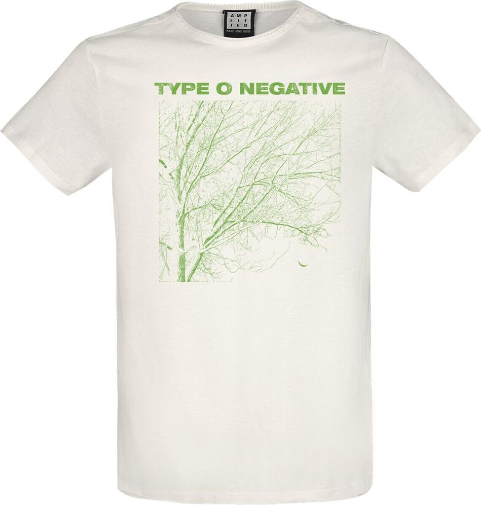 Type O Negative T-Shirt Herren Amplified Collection - Green Tree altweiß XL