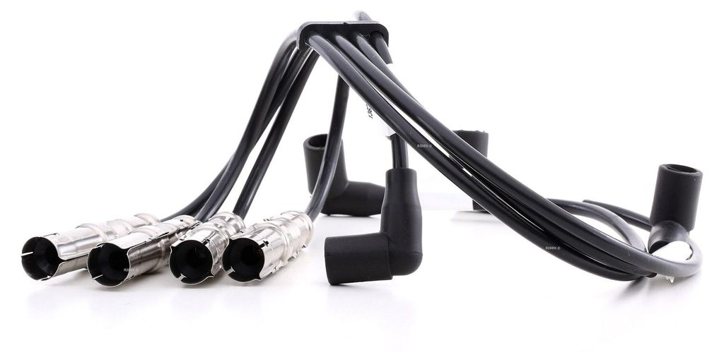 RIDEX 685I0104 Zündkabelsatz Zündleitungssatz für VW Golf IV Schrägheck (1J1) GOLF VI (5K1) Golf V Schrägheck (1K1) POLO (9N) TOURAN (1T1, 1T2)